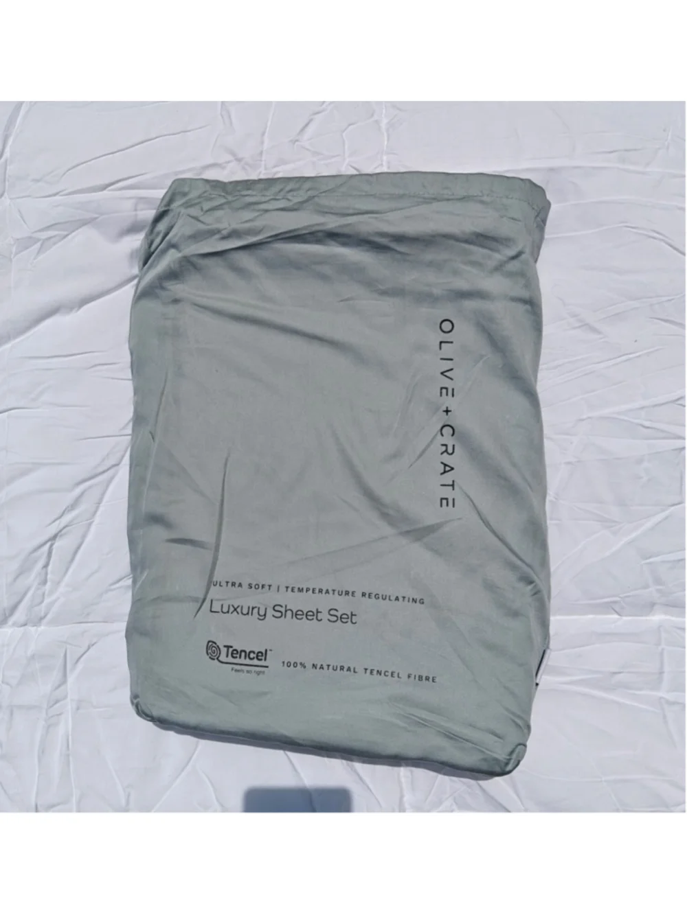 OliveCrate TWIN XL Sheet Set – Cooling, Soft, Hypoallergenic, Eucalyptus
